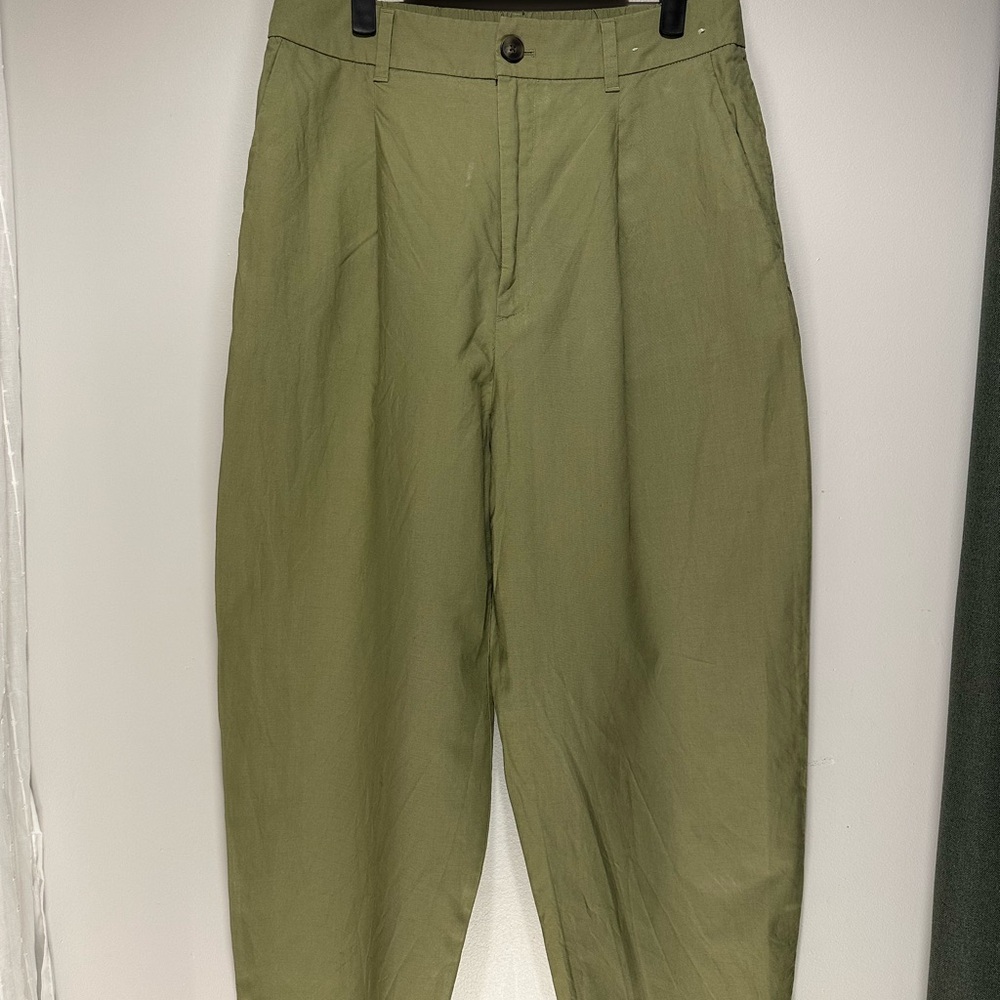 Uniqlo x Comptoir des Cotonniers Women's Olive Trousers
